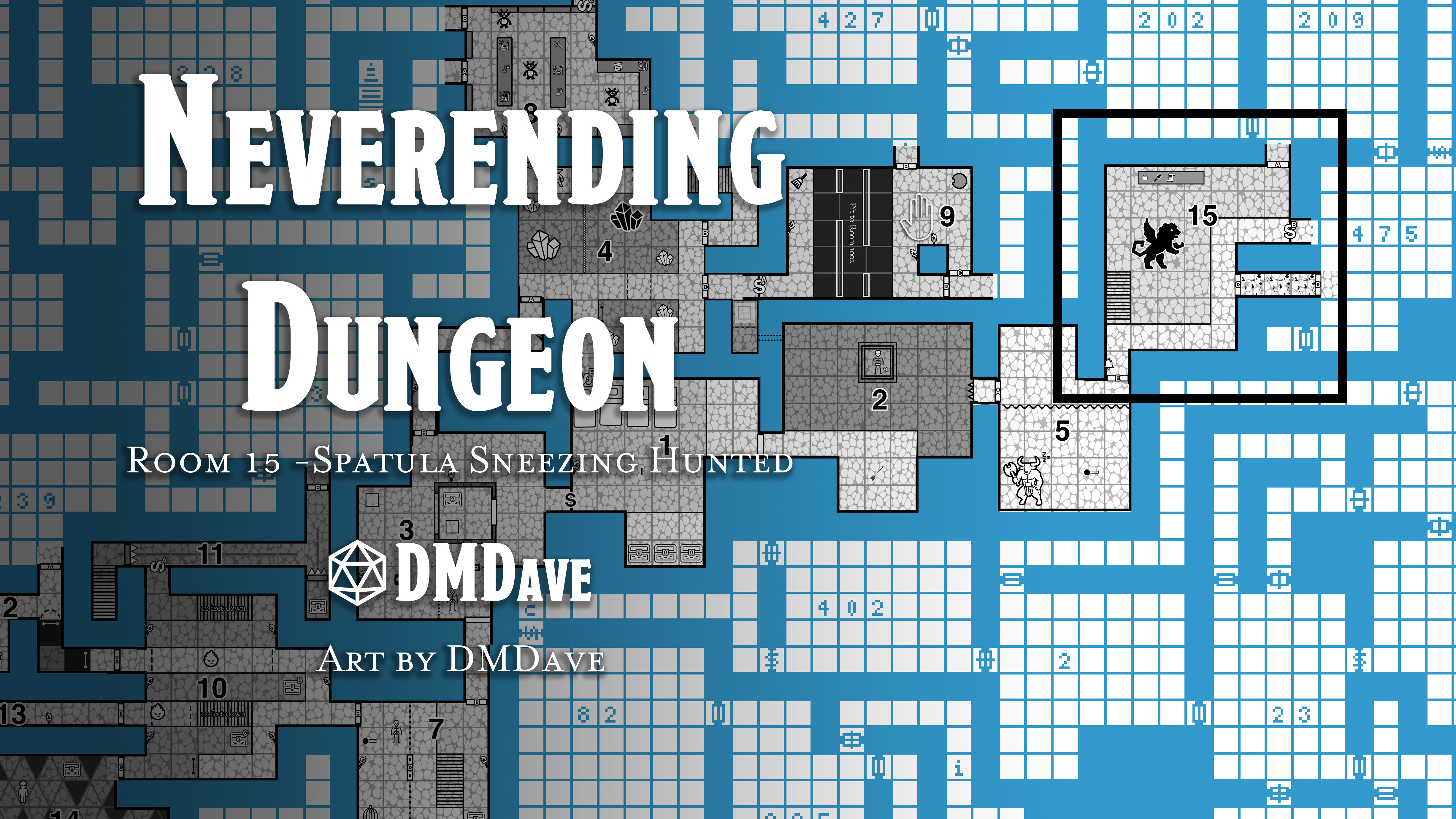 The Neverending Dungeon Room 15 – Spatula Sneezing Hunted